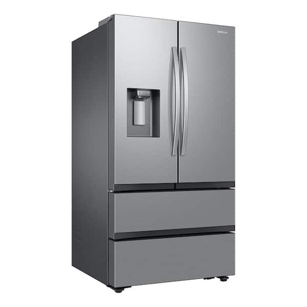 32 cu. ft. Mega Capacity 3-Door French Door Refrigerator with Dual Auto Ice  Maker in Stainless Steel