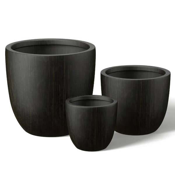 鉢・プランター Konect _ nos pot jet black 楽天市場】BLACK PLASTIC POT【STANDARD TYPE】10cm×8cm 黒 プラ