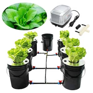 Hydroponic Deep Water Culture 6-Plant Grow System Kit