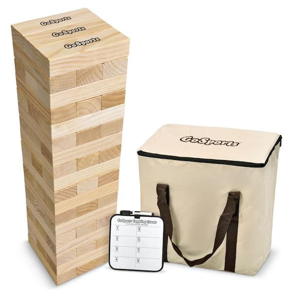 GOSPORTS Giant Toppling Tower with Bonus Rules and Carry Bag