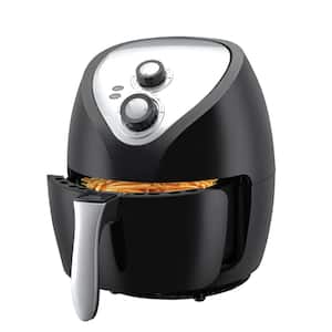 4.2 Qt. Black Air Fryer with Rapid Air Technology-1400 Watts