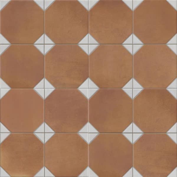 Brazos Cotto 13 in. x 13 in. Matte Porcelain Floor and Wall Tile (10.57 sq. ft. /Case)