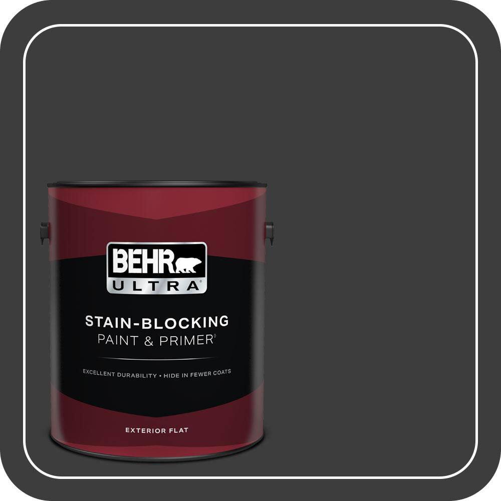 1 gal. #PPF-59 Raven Black Flat Exterior Paint & Primer price history on PriceWatchPro