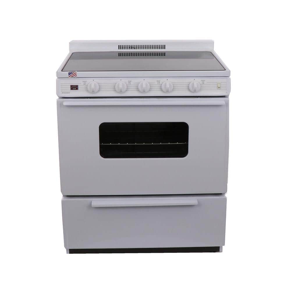 Premier EDS2X0OP 30 inch White Electric Freestanding Range