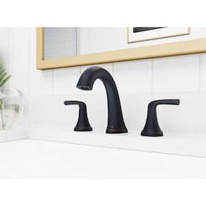 Ladera 8 in. Widespread Double Handle Bathroom Faucet in Tuscan Bronze (2-Pack)