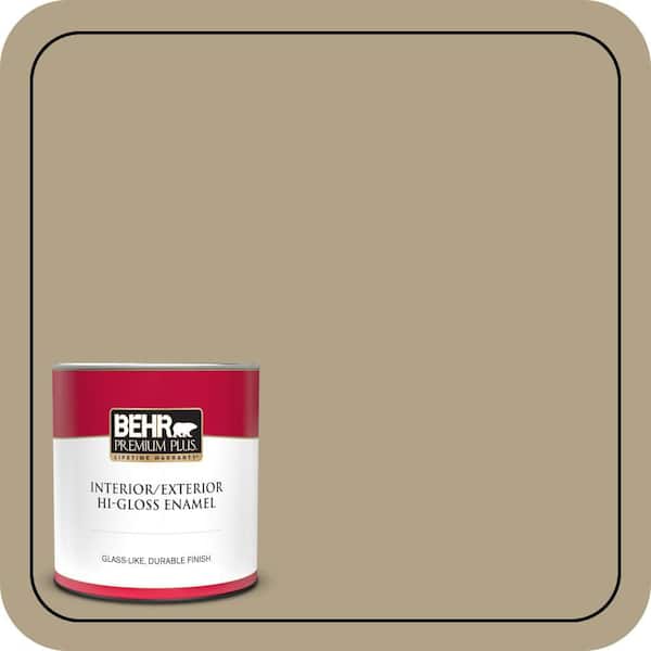 BEHR PREMIUM PLUS 1 qt. Home Decorators Collection #HDC-NT-12 Curly Willow Hi-Gloss Enamel Interior/Exterior Paint & Primer