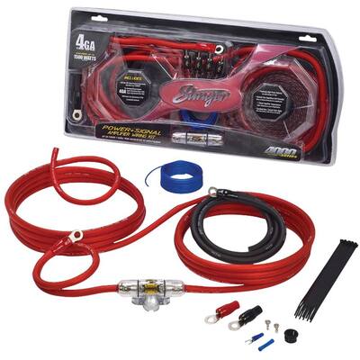 4000 Series 4-Gauge Copper Power and Signal Wiring Kit