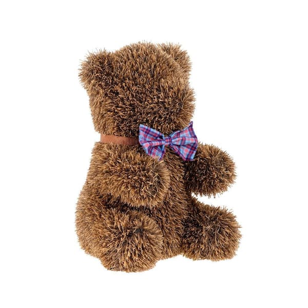 Artificial Turf Topiary 13 in. Bear Brown