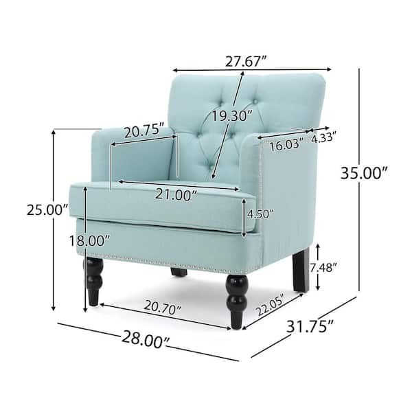 Light blue 2024 club chair