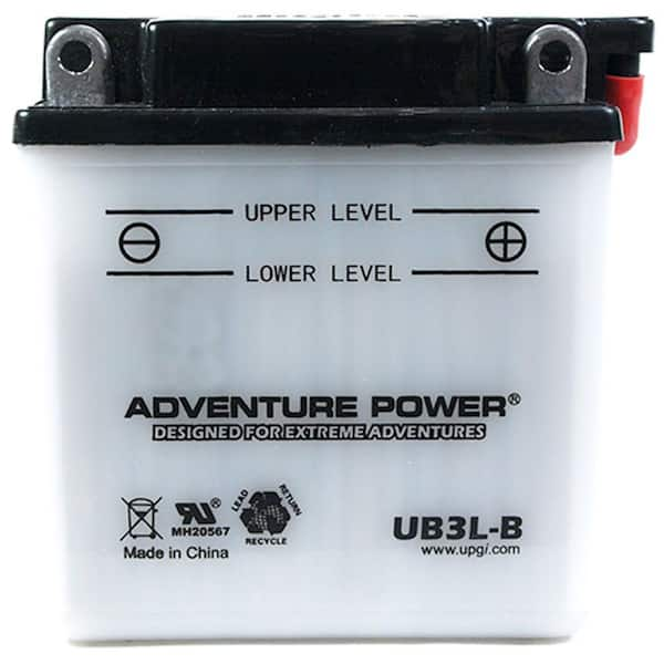 UPG Conventional Wet Pack 12-Volt 3 Ah Capacity F Terminal Battery