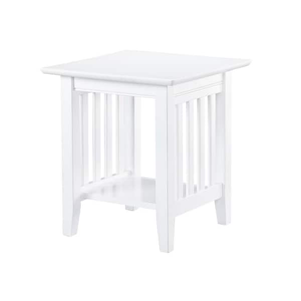 AFI Mission White End Table