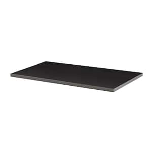 SUMO 45.3 in. W x 15.7 in. D x 0.98 in Anthracite MDF Decorative Wall Shelf without Brackets