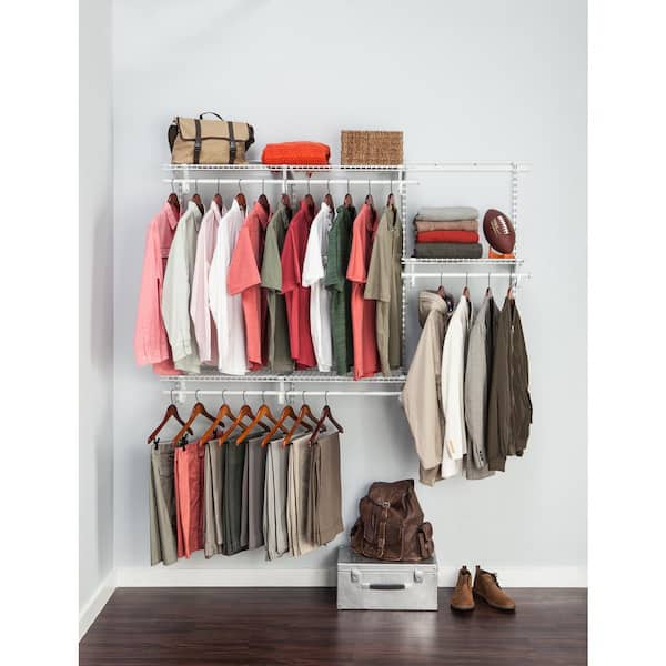 ClosetMaid ShelfTrack 4 ft. to 6 ft. 13.4 in. D x 70.4 in. W x
