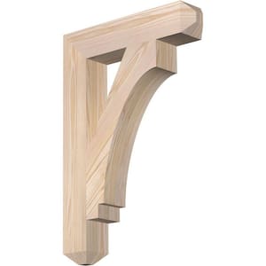 3.5 in. x 26 in. x 18 in. Douglas Fir Imperial Craftsman Smooth Bracket