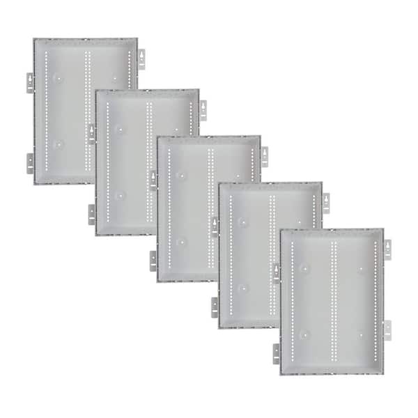 On-Q 20-inch Wi-Fi Ready Structured Media Plastic Enclosure, No Cover, 5-Pack