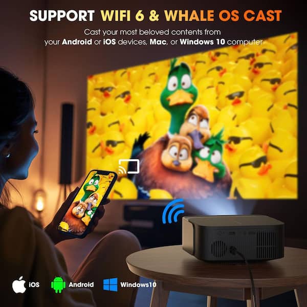 portable projector]プロジェクター②Netflix hulu低 価格