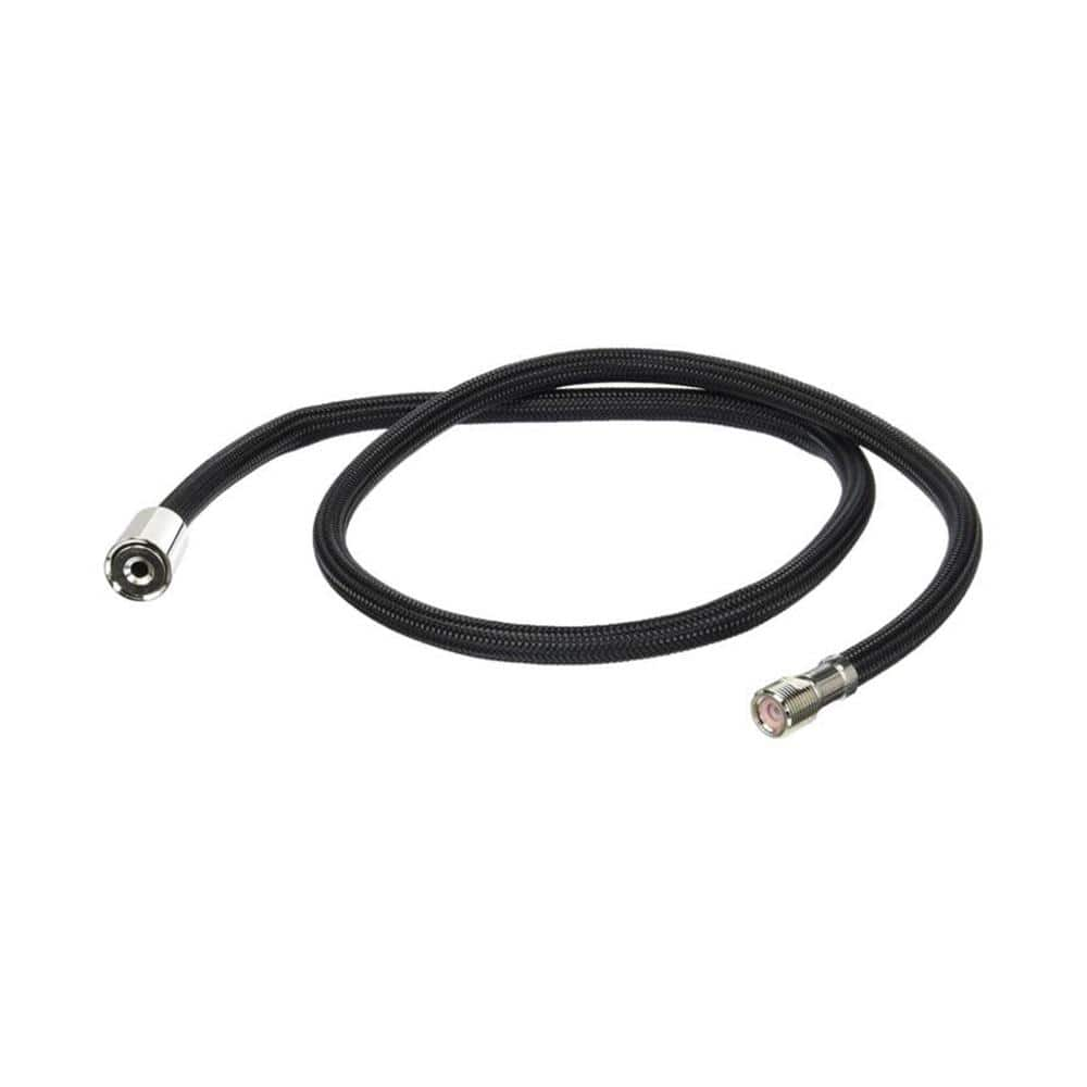 UPC 685333932022 product image for Sidespray Black Nylon 47 in. Hose Only With Rinse Hose Ferrule In Polished Nicke | upcitemdb.com