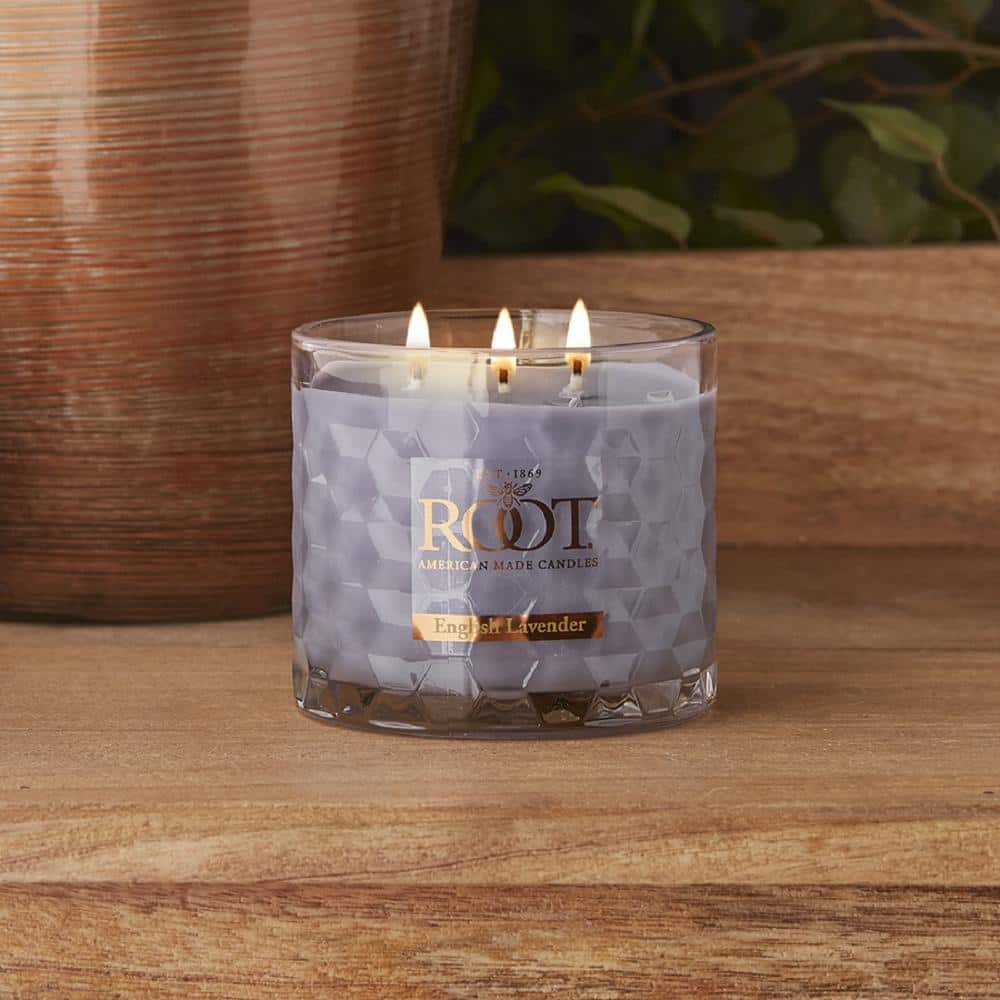 12 oz Beeswax English Lavender Scented Jar Candle