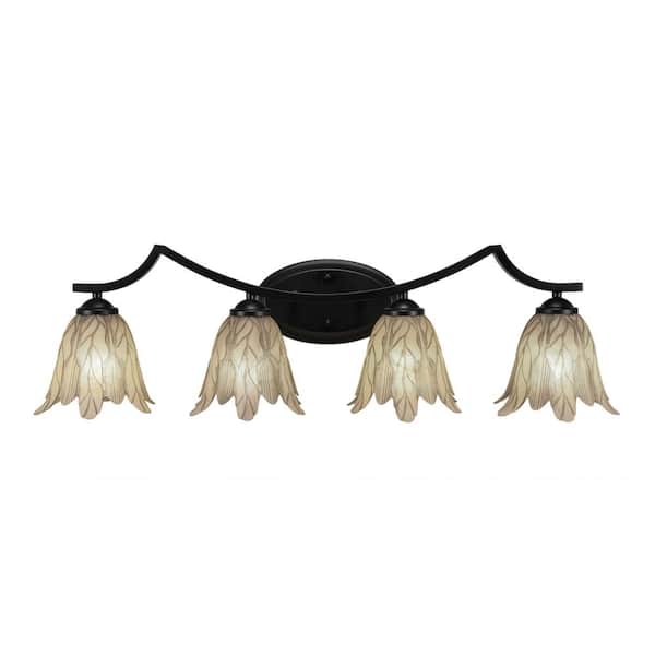 Unbranded Cleveland 7.75 in. 1-Light Matte Black Vanity Light