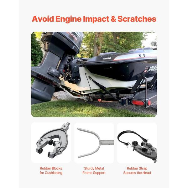 BERPSE 4 Steer Stop Outboard Hydraulic Steering Lock, For Outboard Bass