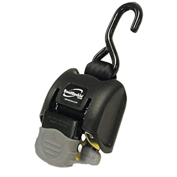 Star Brite Heavy Duty Retractable Transom Tie-Down with Quick Release Buckle