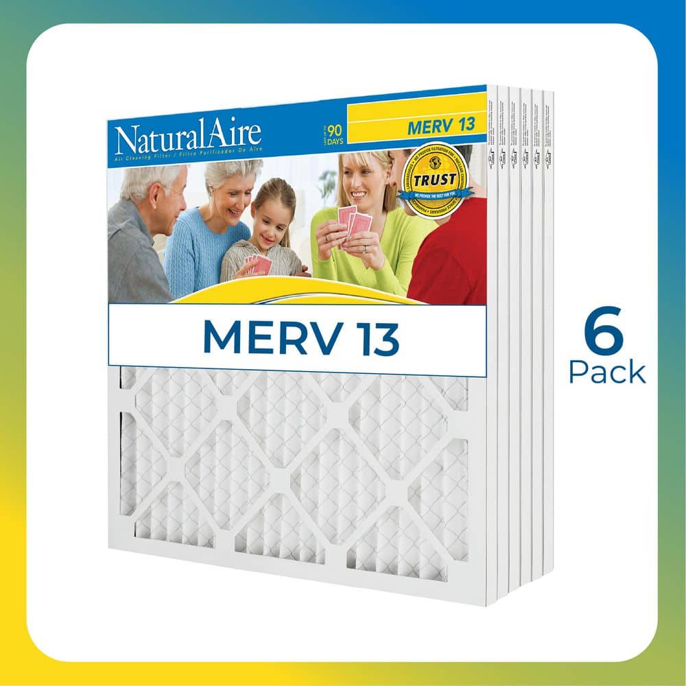 20 in. x 25 in. x 1 in. Premium MERV 13 Pleated Air Filter (6-pack) price history on PriceWatchPro