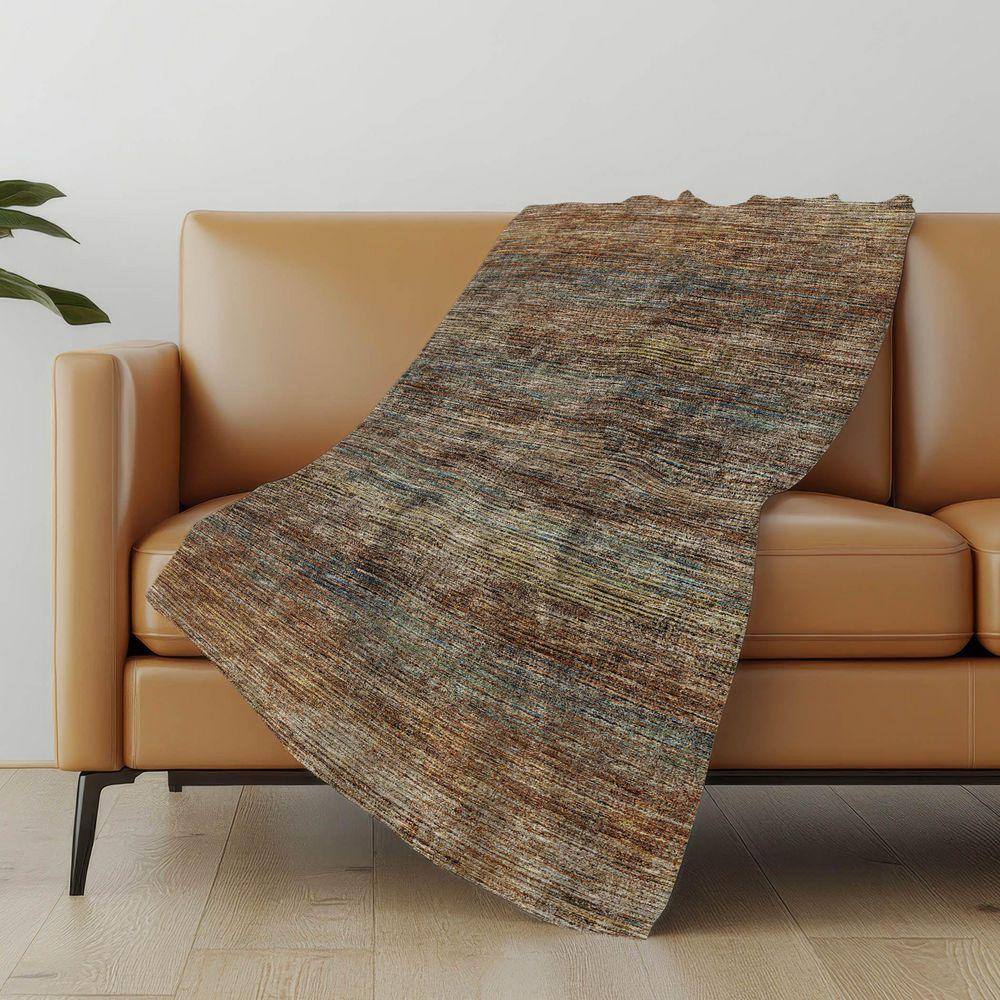 Used Throw Rug Addison Rugs Premium Machine Washable ASB32 Canyon 50 in. x 70 in ...