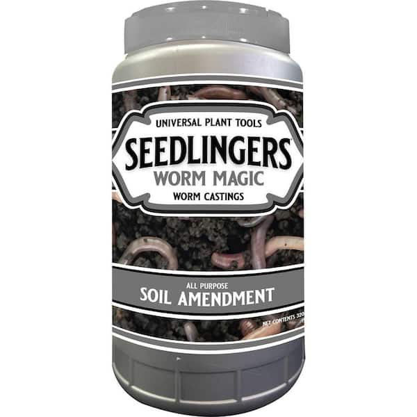 2.5 lbs. 250 sq. ft. Worm Magic Worm Castings Organic Soil Amendment 2.5 Pound Granular