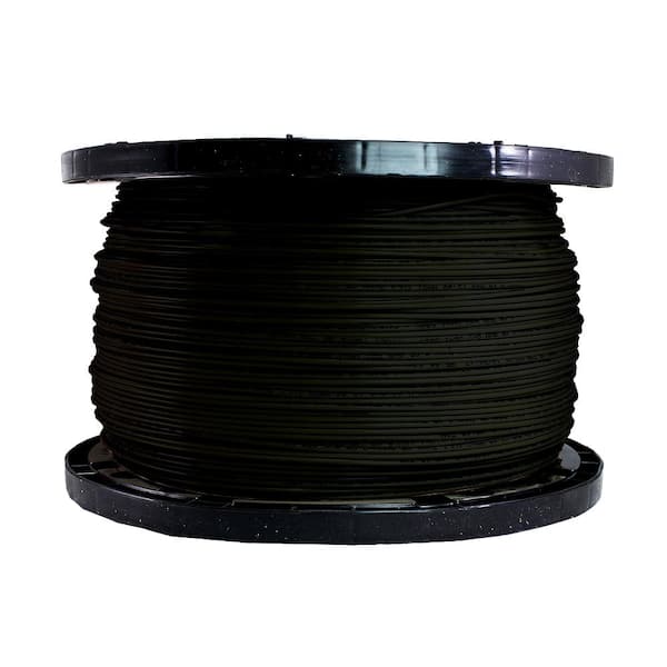 Cerrowire 2,500 ft. 14 Gauge Black Solid Copper THHN Wire 112-1401M - The  Home Depot