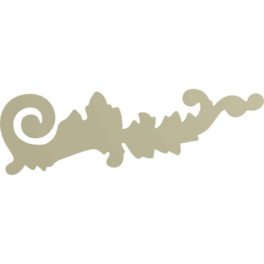 Primed Polyurethane Architectural Scroll Onlay Moulding