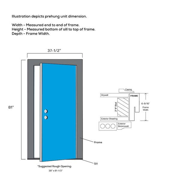 2-PANEL 6'9'' ROUGH OPENING HEIGHT (FRENCH STYLE) SLIDING DOOR / LOW-E 270  GLASS