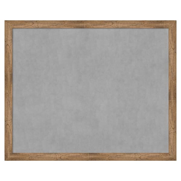 Amanti Art Owl Brown Narrow 44 in. x 36 in Framed Magnetic Board