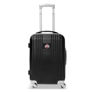 NCAA Ohio State 21 in. Gray Hardcase 2-Tone Luggage Carry-On Spinner Suitcase