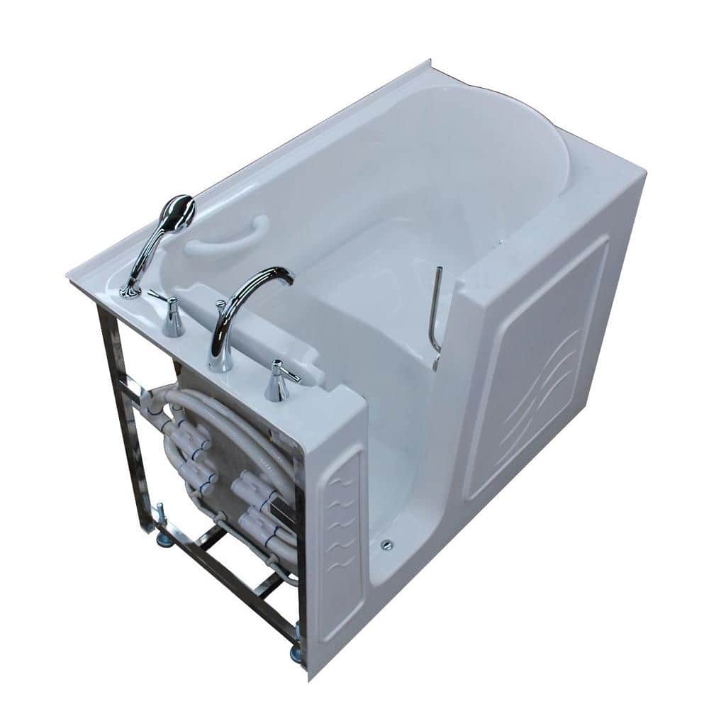 Nova Heated 4.5 ft. Walk-In Non-Whirlpool Bathtub in White with Chrome Trim price history on PriceWatchPro