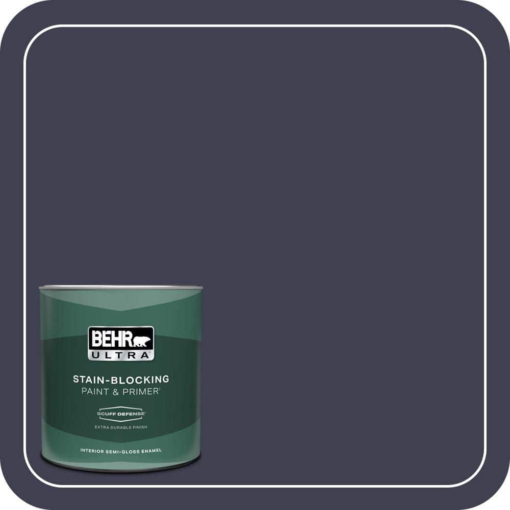 1 qt. Home Decorators Collection #HDC-WR16-03 Blueberry Tart Extra Durable Semi-Gloss Enamel Interior Paint & Primer price history on PriceWatchPro