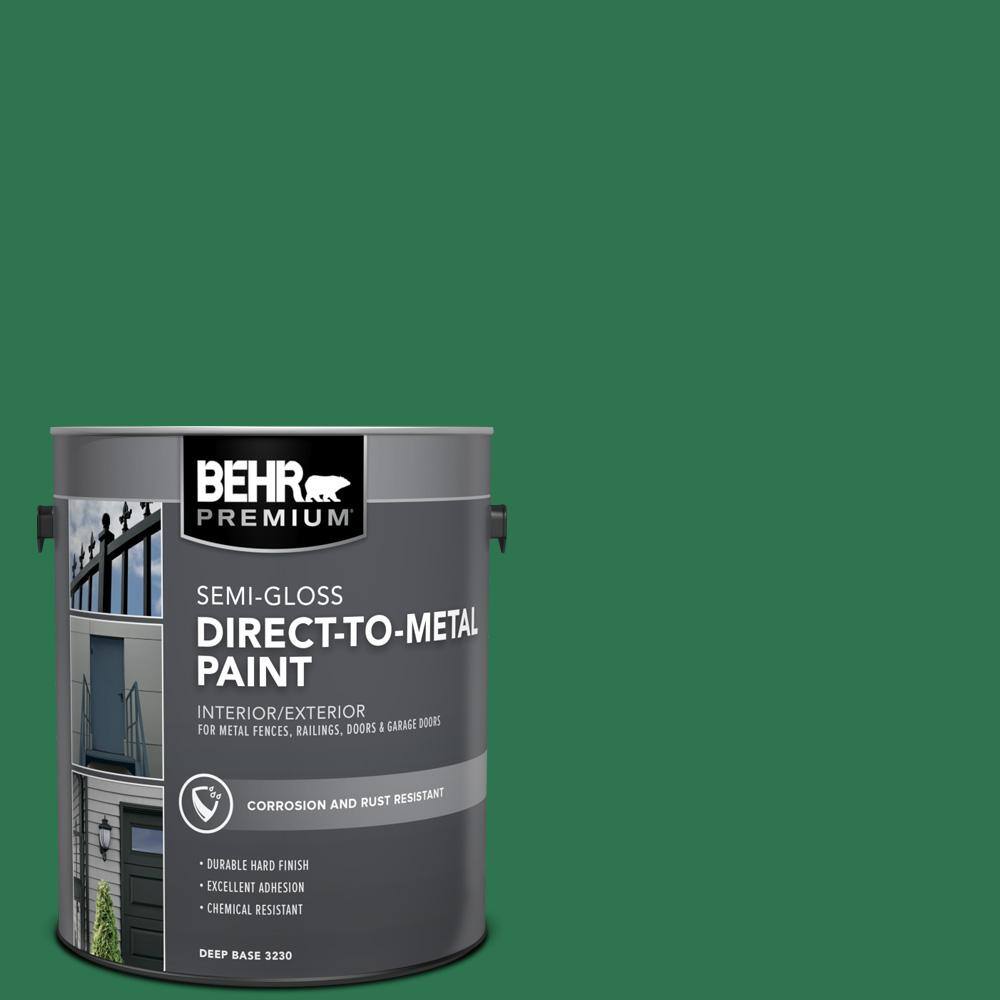 BEHR PREMIUM 1 gal. P4207 Crown Jewel SemiGloss Direct to Metal