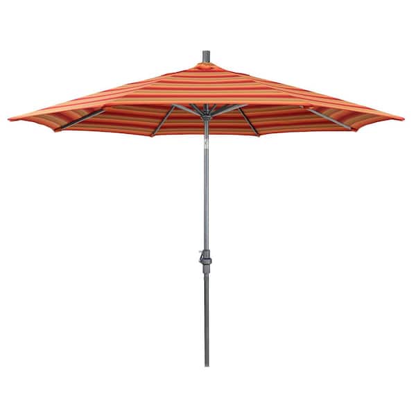 11 ft sunbrella patio umbrellas Grand 11FT Cantilever Umbrella with Base Outdoor Large Round Aluminum Offset Umbrella for Patio Garden Backyard (Champagne, FT) : Patio, Lawn & Garden dyed acrylic yarn California Umbrella SDAU118-117-5429 Bronze/Sunbrella/Macaw 11'