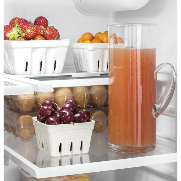 Ge 27 0 Cu Ft French Door Refrigerator In Fingerprint Resistant Stainless Steel Energy Star Gne27jymfs The Home Depot