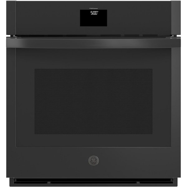 27 in. Single Smart Convection Wall Oven with No-Preheat Air Fry in Black