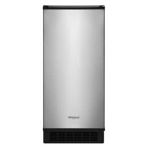 Costway 15 in. 80 lb. Built-In Ice Maker Freestanding 24H Timer  Under-counter Ice Maker Machine with Drain Pump in Silver GHM0538 - The  Home Depot