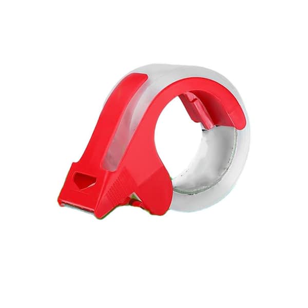 Heavy Duty Clear Packing Tape 36 Rolls 2 in. Wide 65 yds. Per Roll Total 2340 yds. with 4 Dispensers