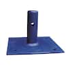 6 in. x 6 in. x 4.5 in. Steel Scaffolding Base Plate, Tool/Equipment for Standard or Arched Scaffold Frame Set