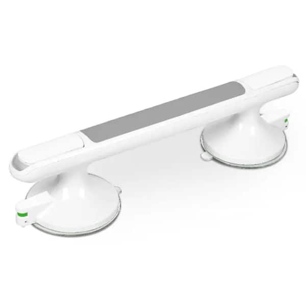 Aoibox 12 .9 in. Shower Grab Bars for Bathroom Indicators Strong Suction Cup Handle for Elderly