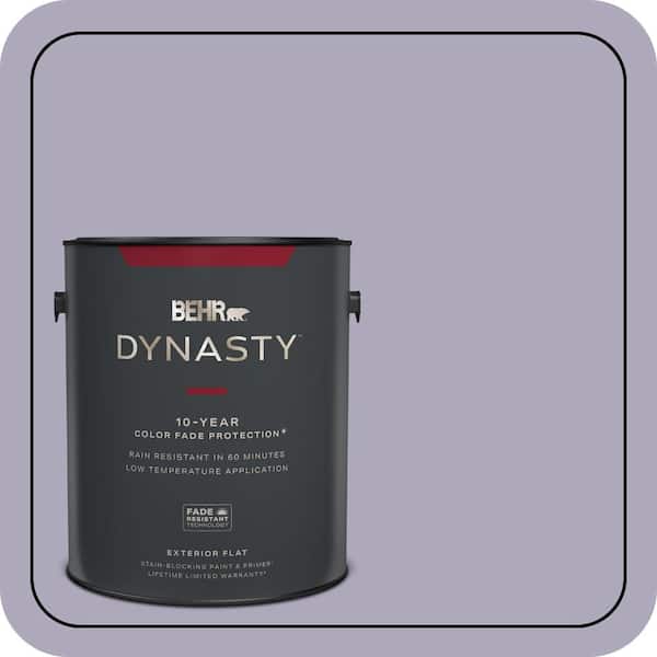 BEHR DYNASTY 1 gal. #650E-3 Plum Blossom Flat Exterior Stain-Blocking Paint & Primer