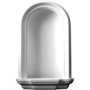 16-5/8 in. x 7-3/8 in. x 27-1/2 in. Primed Polyurethane Recessed Mount Traditional Wall Niche