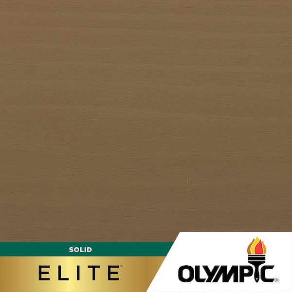 Olympic Elite 8 oz. Taupe SC-1083 Solid Advanced Exterior Stain and ...