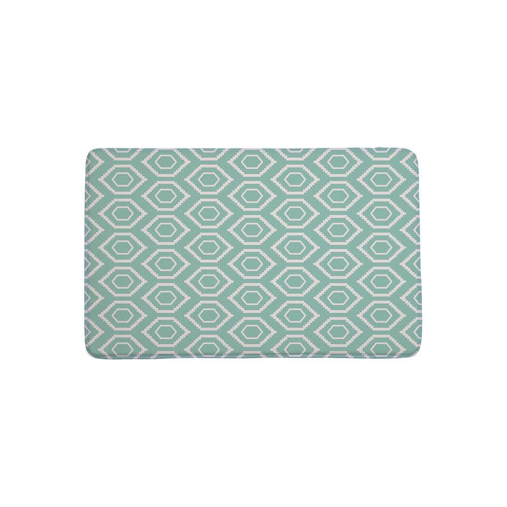 EverGrace Dalia Rectangle Kitchen Mat 22in.x 35in. EG1057636 The Home