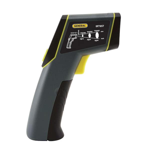 General 608 deg 8:1 Non-Contact Infrared Thermometer 5.98 in. L X 1.26 in.  W Gray - Ace Hardware