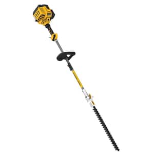 22 in. 27 cc Gas 2-Stroke Articulating Hedge Trimmer with Attachment Capabilities