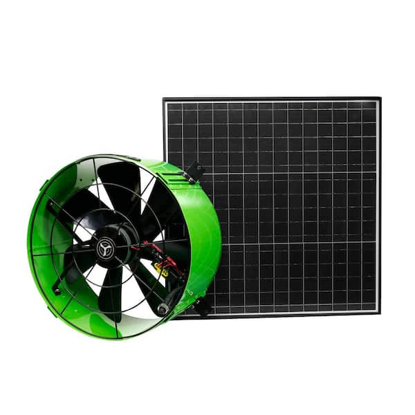 40-Watt Hybrid Solar/Electric Powered Gable Mount Attic Fan with Included Inverter 40-Watt Hybrid Solar/Electric Powered Gable Mount Attic Fan with Included Inverter